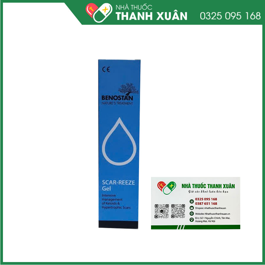 Benostan Scar-Reeze Gel có tác dụng hỗ trợ làm mờ sẹo